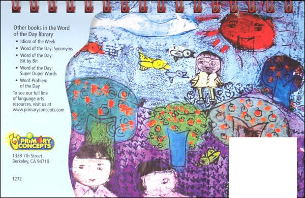 Word of the Day | Primary Concepts | 9781893791480