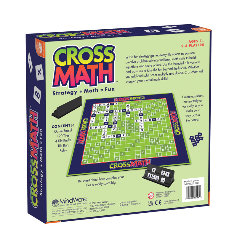 Cross Math Game MindWare