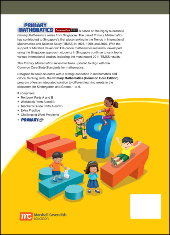 Primary Mathematics Common Core Edition Workbook 1A | Marshall