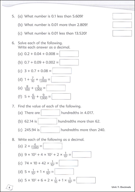 Primary Mathematics Common Core Edition Workbook 5B | Marshall ...