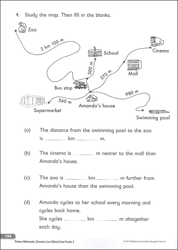 Primary Mathematics Extra Practice 3 Common Core Edition | Marshall