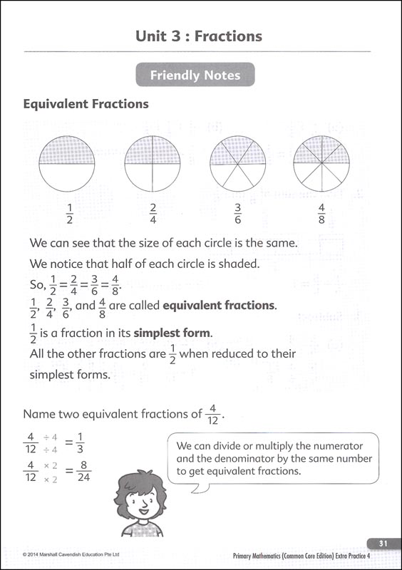 Primary Mathematics Extra Practice 4 Common Core Edition | Marshall