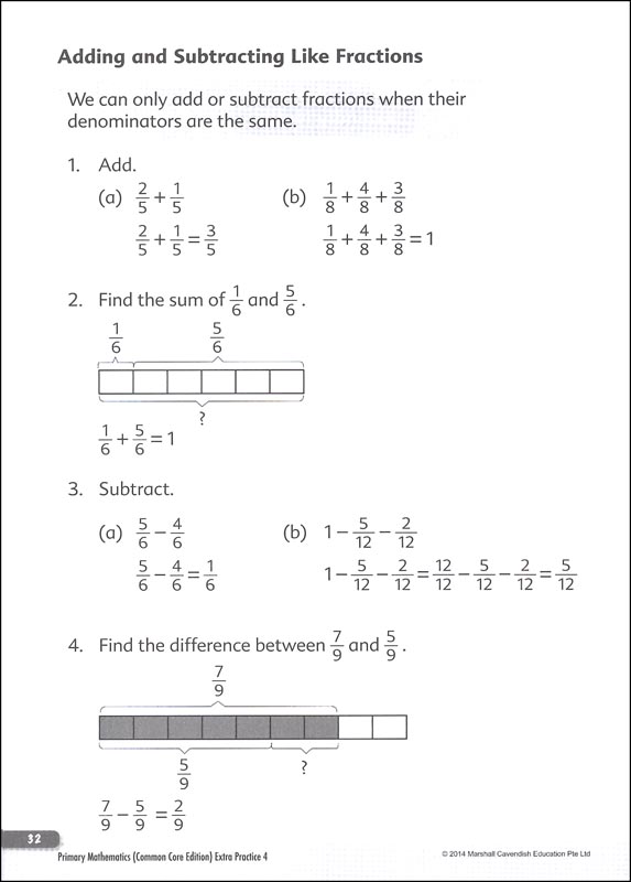 Primary Mathematics Extra Practice 4 Common Core Edition | Marshall