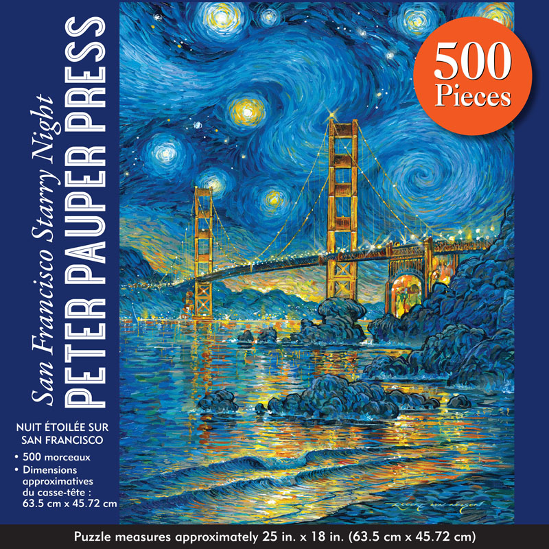 San Francisco Starry Night Jigsaw Puzzle (500 piece)