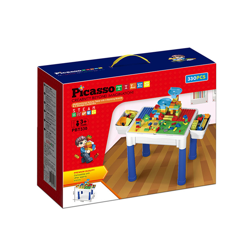 Picasso Tiles Building Blocks Activity Center Table Set