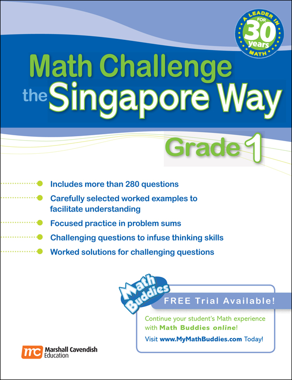 Math Challenge the Singapore Way Grade 1 Workbook