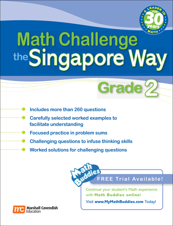 Math Challenge the Singapore Way Grade 2 Workbook
