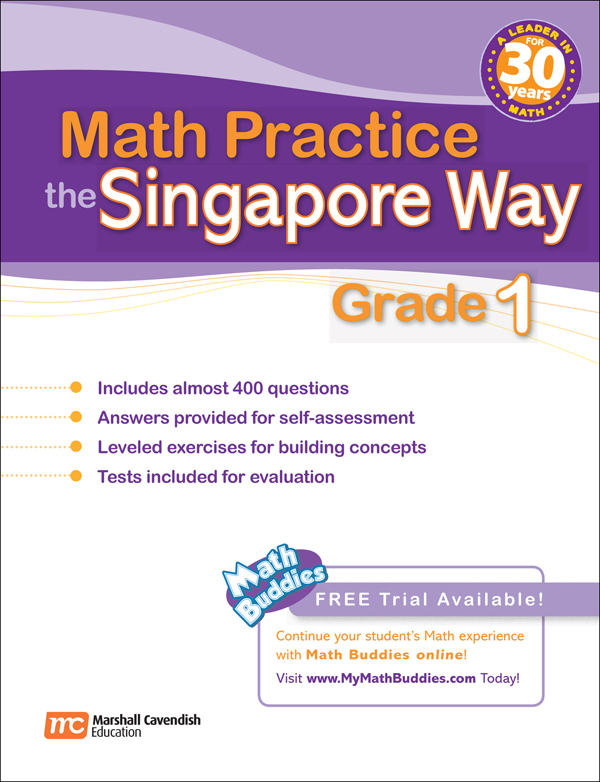 Math Practice the Singapore Way Grade 1 Workbook