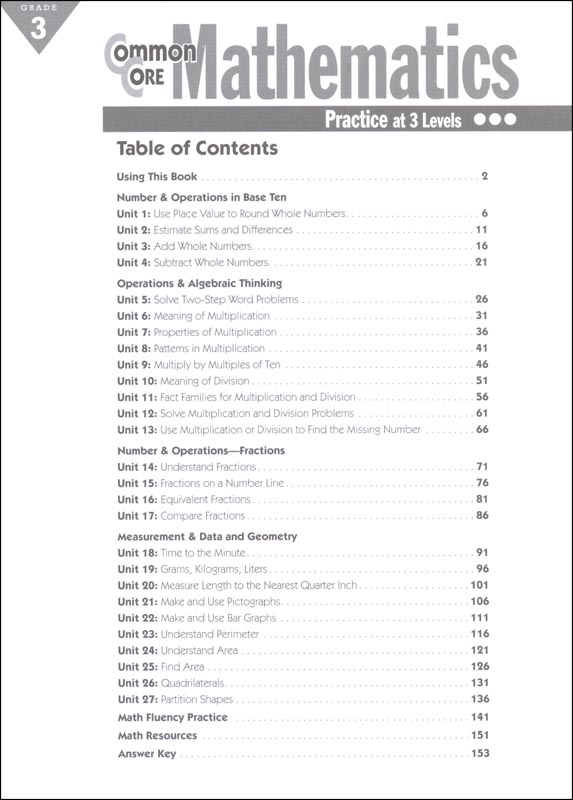 common core mathematics curriculum lesson 3 homework