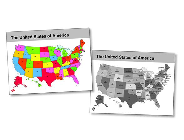 U.S. States Cards (53 Cards) | North Star Teacher Resources