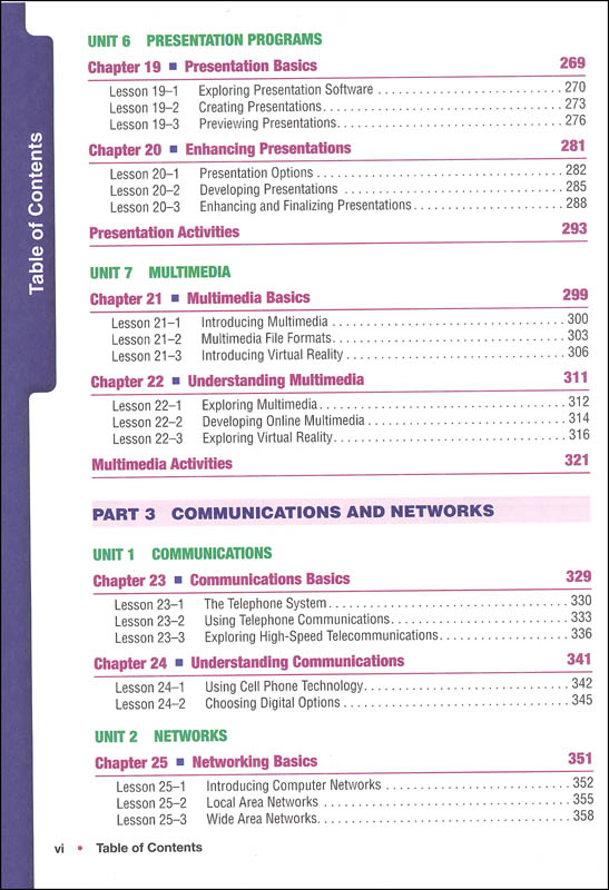 Introduction To Computers And Information Technology Student Workbook ...