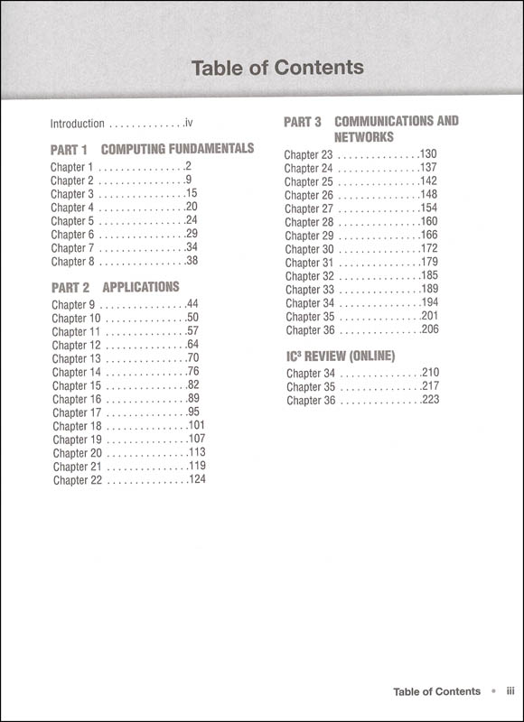 Introduction To Computers And Information Technology Student Workbook Introduction To Computers And Information Technology Student Workbook