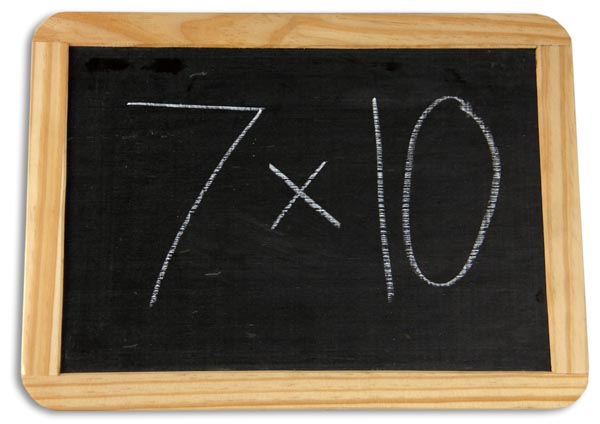 Slate Chalkboard 7x10" 