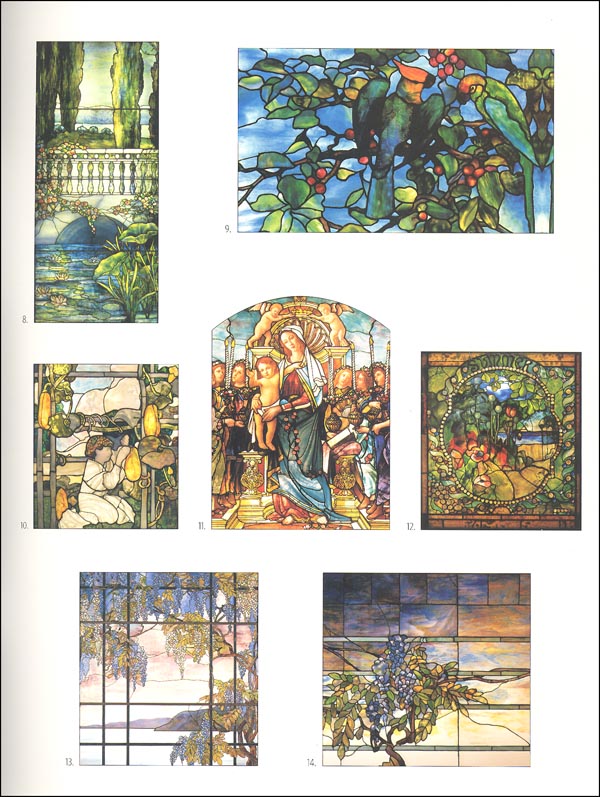 Tiffany Stained Glass Translucent Coloring Book Pomegranate