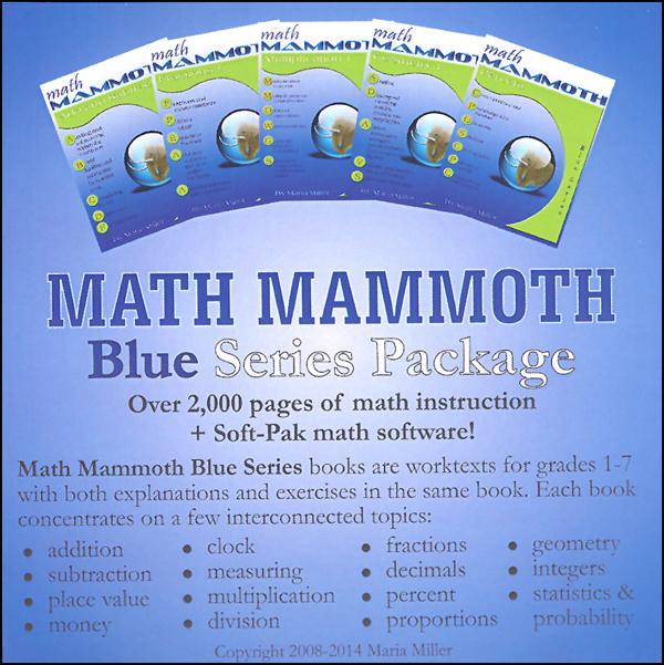 Math Mammoth Blue Series Package CD
