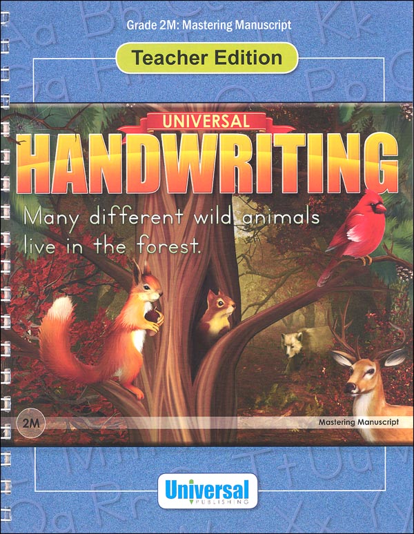 Mastering Manuscript - Grade 2M Teacher Edition (Universal Handwriting Series)