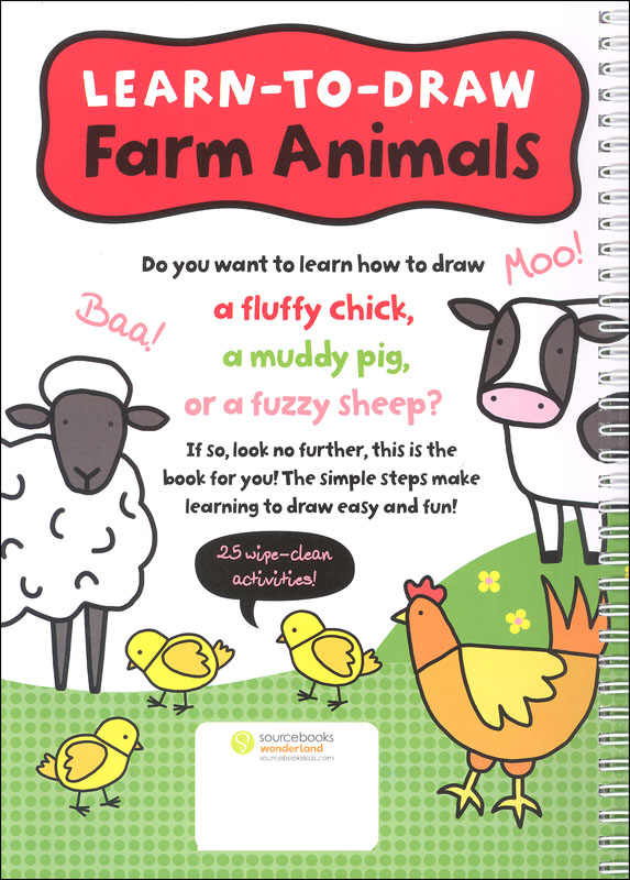 My First Learn-to-Draw: Farm Animals | Sourcebooks Wonderland