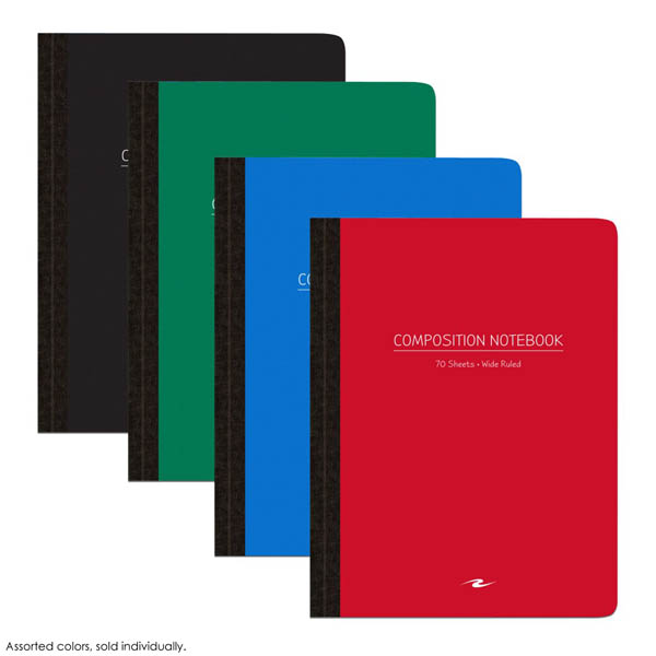 Poly Flex Composition Notebook 70 sheets (assorted colors) | Roaring ...