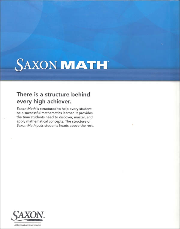 Saxon Math Intermediate 5 Student Edition | Saxon Publishers