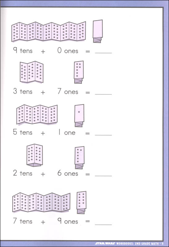 star wars workbook 2nd grade math workman publishing company