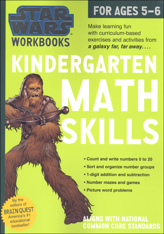 Star Wars Workbook: Kindergarten Math Skills