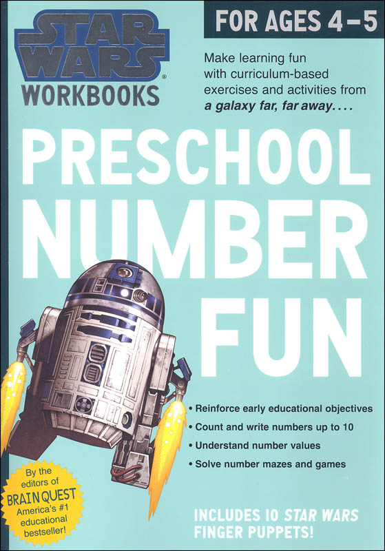 Star Wars Workbook: Preschool Number Fun