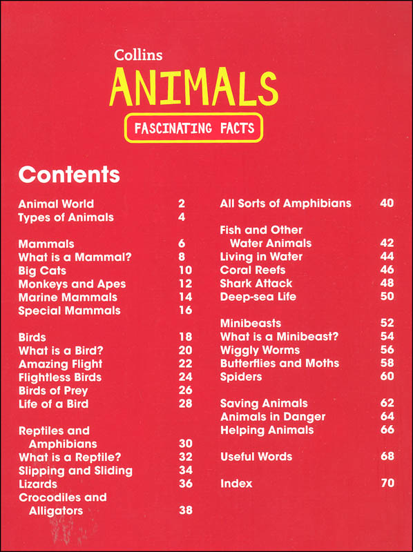 Animals (Collins Fascinating Facts) | Collins | 9780008169299