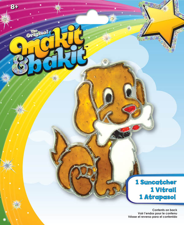 Makit & Bakit Suncatcher: Dog with Bone