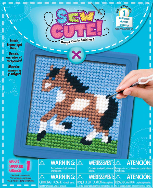 Sew Cute Needlepoint Horse | Colorbok