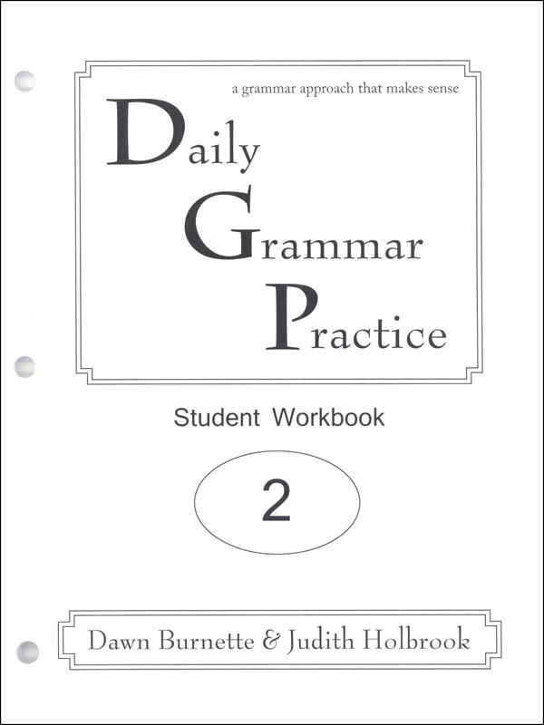 Daily Grammar Practice  Student Workbook Grade 2