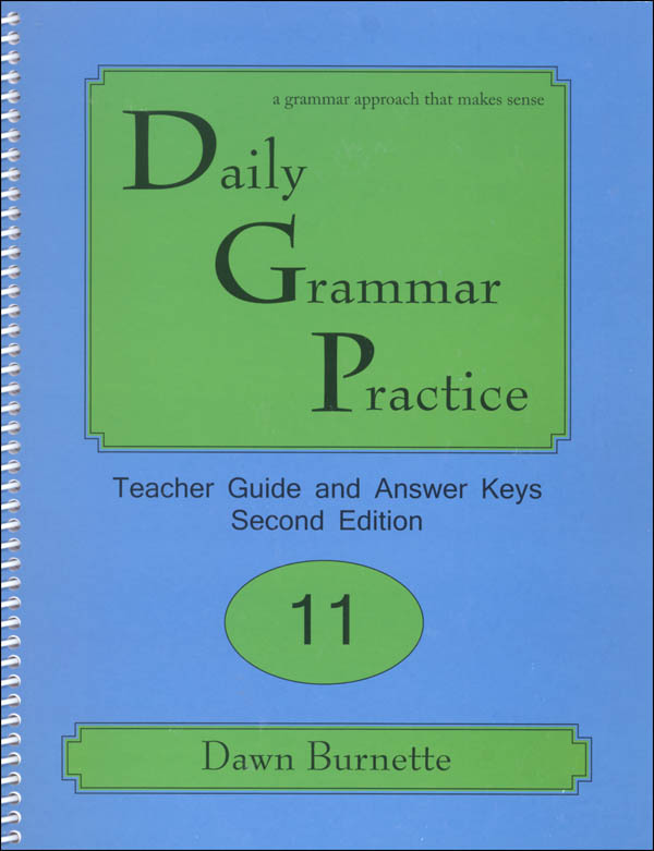 Daily Grammar Practice Teacher Guide Grade 11