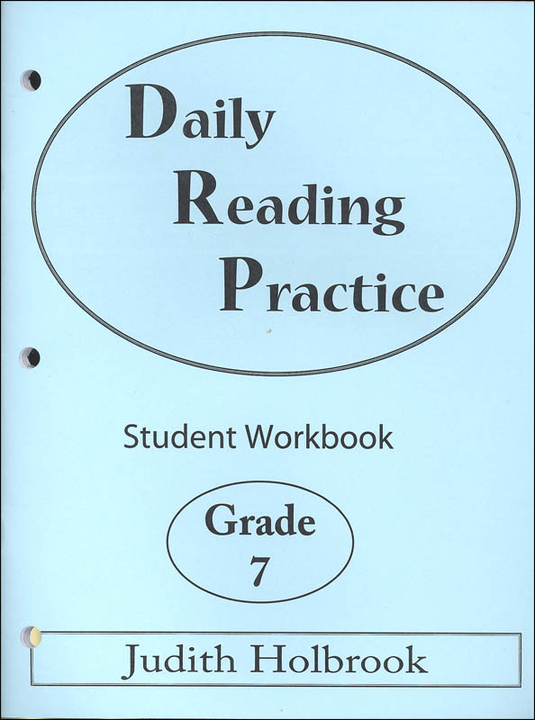 Daily Reading Practice Student Workbook Grade 7