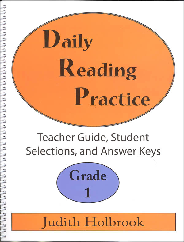 Daily Reading Practice Teacher Guide Grade 1