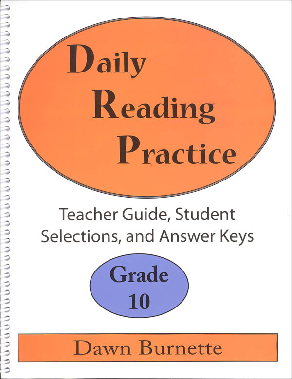 Daily Reading Practice Teacher Guide Grade 10