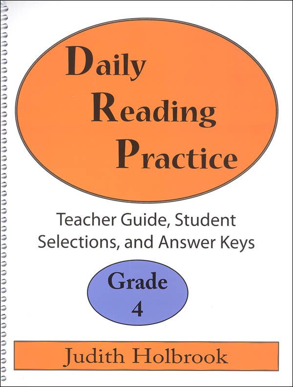 Daily Reading Practice Teacher Guide Grade 4