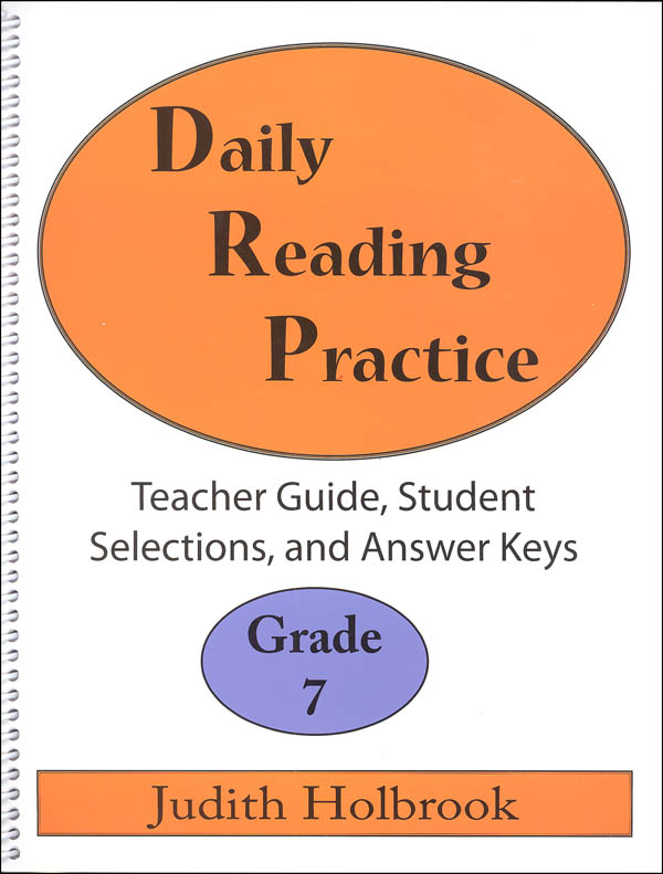 Daily Reading Practice Teacher Guide Grade 7