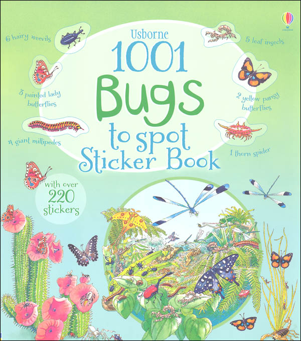 1001 Bugs to Spot Sticker Book EDC / Usborne 9780794534769