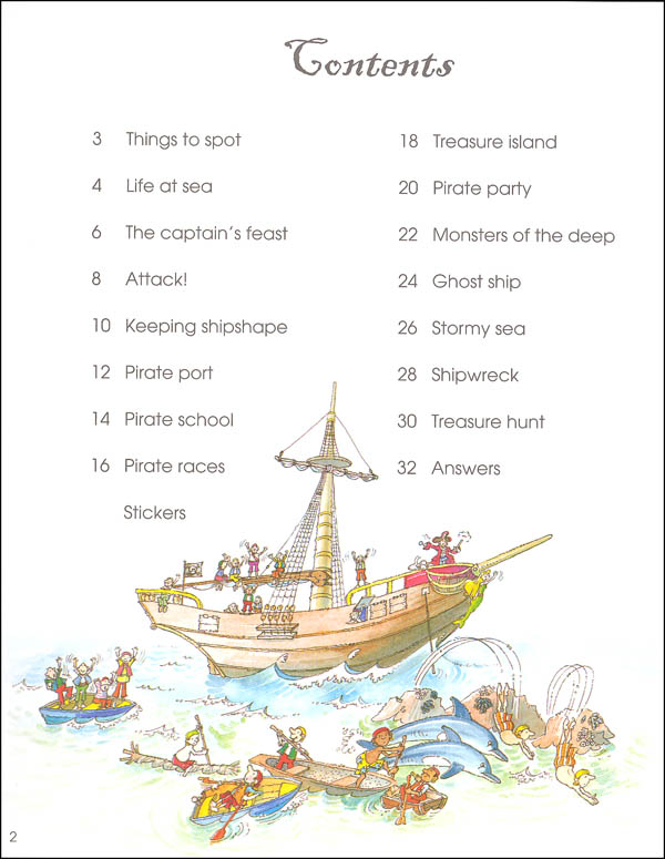 1001 Pirate Things To Spot Sticker Book 