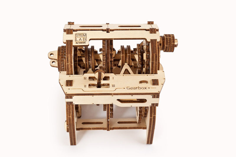 Ugears 3D Wooden Mechanical Model Gearbox | UGears