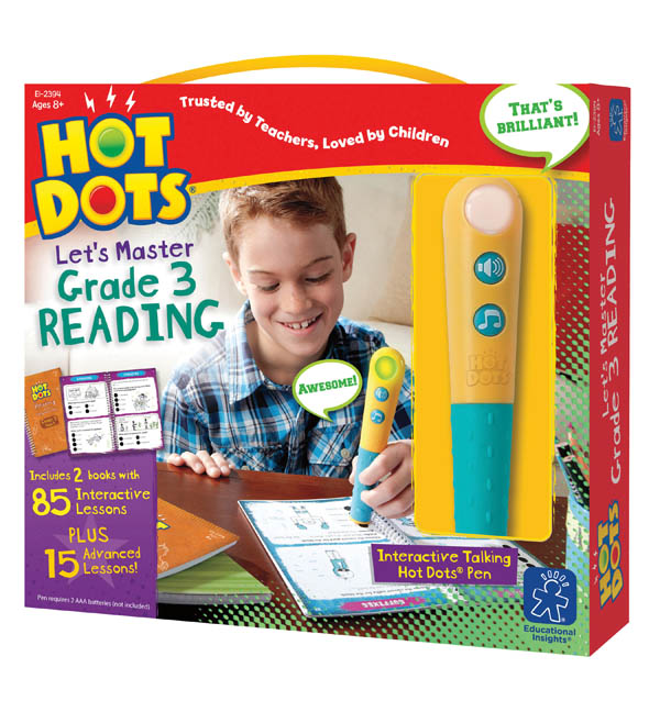 Hot Dots Let's Master Reading Grade 3