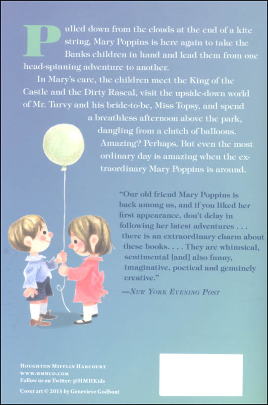 mary poppins comes back book