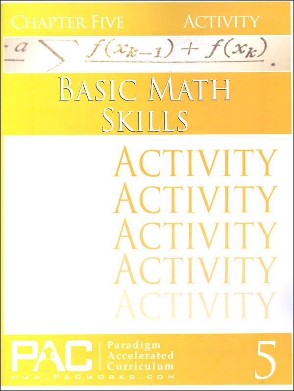 Basic Math Skills: Chapter 5 Activities