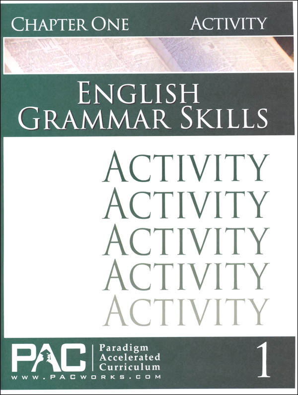 English Grammar Skills: Chapter 1 Activities