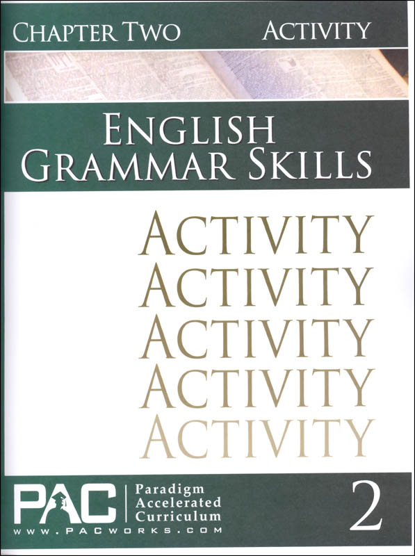 English Grammar Skills: Chapter 2 Activities