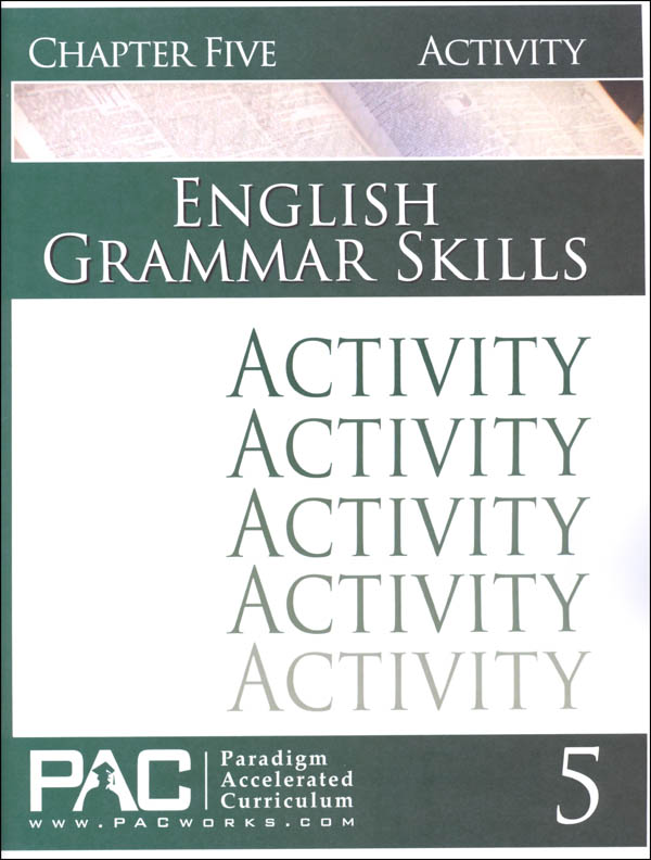 English Grammar Skills: Chapter 5 Activities