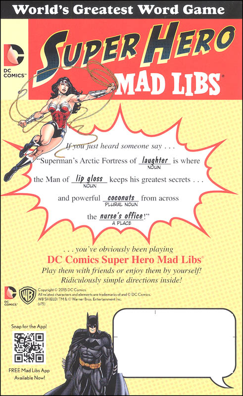 Super Hero Mad Libs | Price, Stern, Sloan | 9780843182712