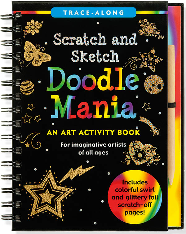 Doodle Mania Scratch and Sketch TraceAlong Activity Book Peter