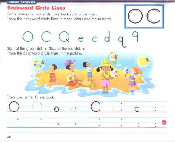 Zaner-bloser handwriting kindergarten pdf picture