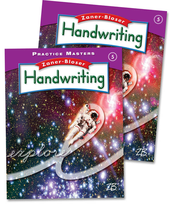 Zaner bloser handwriting grade 5 home school bundle student edition