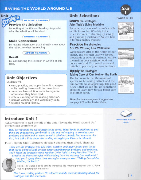 ZanerBloser Read for Real Level G Home School Bundle Student Edition/Teacher Edition Zaner